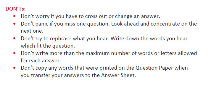 لیسنینگ آیلتس 1