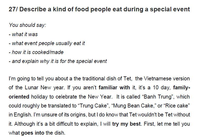 نمونه اسپیکینگ آیلتس 27