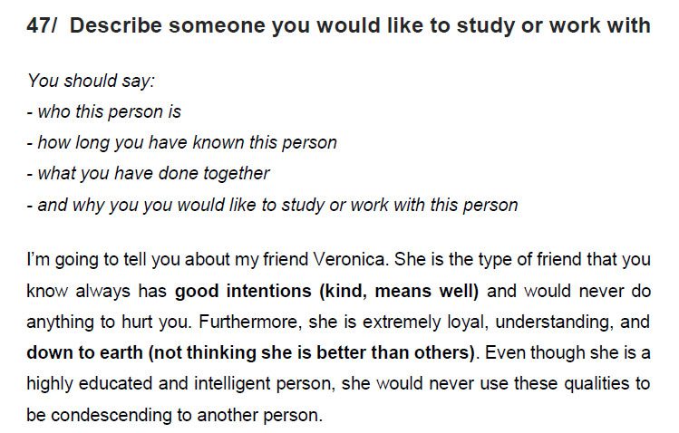 نمونه اسپیکینگ آیلتس 47