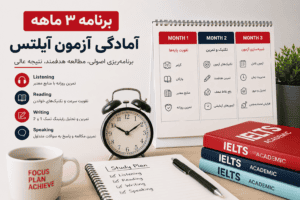 چگونه در ۳ ماه برای آزمون آیلتس آماده شویم؟ 1 برنامه سه ماهه آمادگی آزمون آیلتس