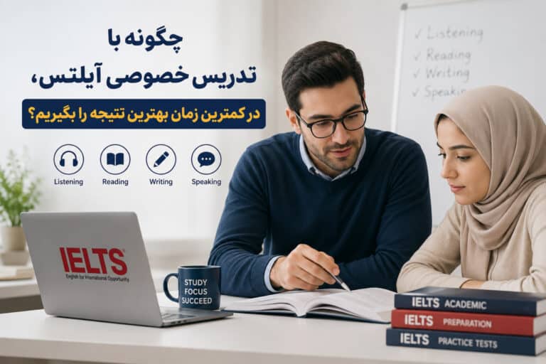 تدریس خصوصی آیلتس؛ سریعترین مسیر برای رسیدن به نمره دلخواه 7 آموزش خصوصی آیلتس با برنامهریزی شخصیسازیشده در شهر آیلتس.